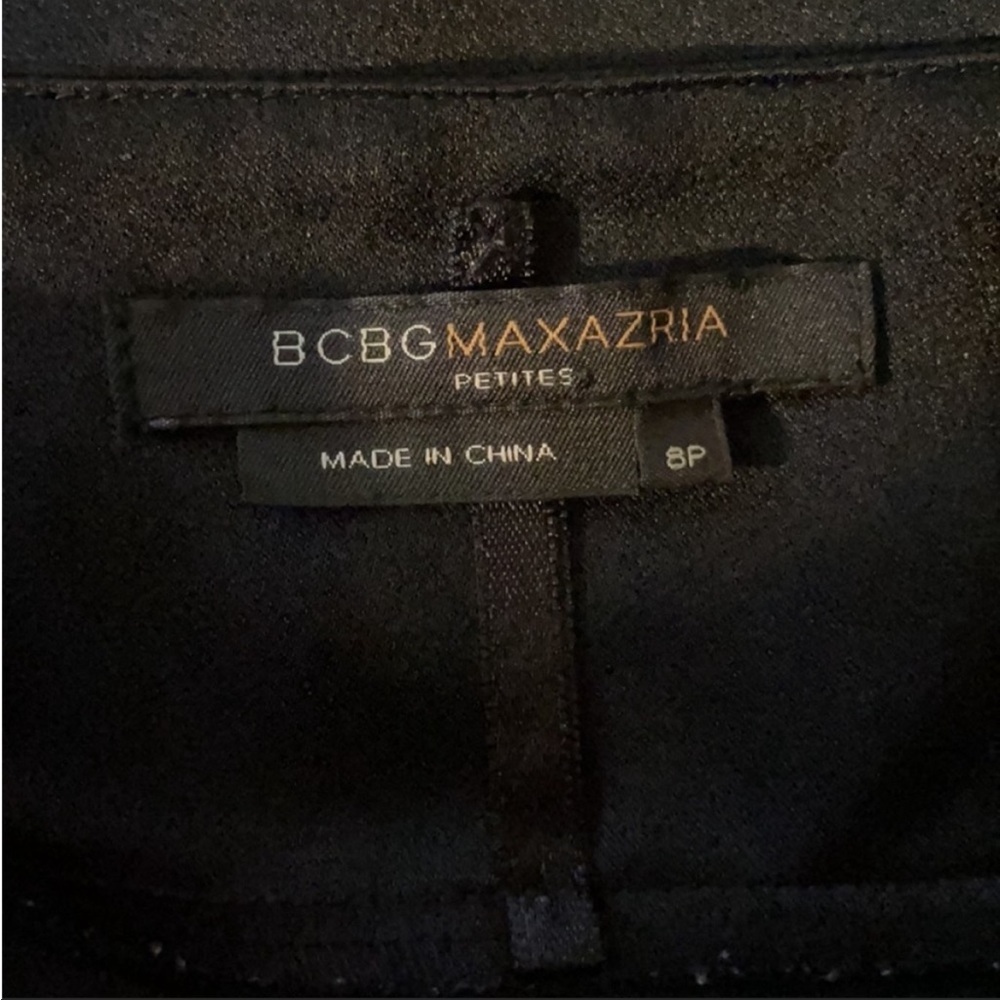 bcbgmaxazria black mini dress over the neck tie - Picture 5 of 11